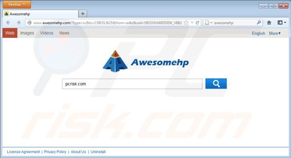 Wirus Awesomehp.com