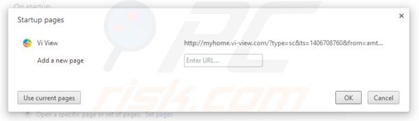 Usuwanie myhome.vi-view.com ze strony domowej Google Chrome