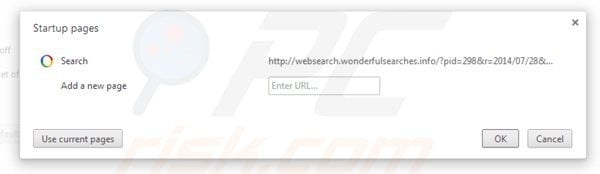 Usuwanie websearch.wonderfulsearches.info ze strony domowej Google Chrome