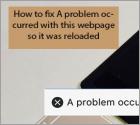 Jak naprawić „Wystąpił problem z tą witryną, więc została ponownie załadowana”?