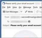 Oszustwo e-mailowe Account Shutdown Notification