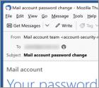 Oszustwo e-mailowe Your Password Changed