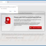 Website used to promote PDFConverterSearch4Free browser hijacker (Chrome)