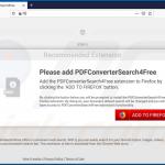 Website used to promote PDFConverterSearch4Free browser hijacker (Firefox)