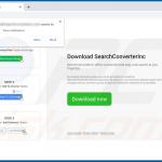 Witryna używana do promowania porywacza przeglądarki SearchConverterInc 1 