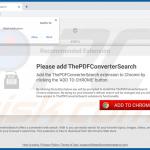 Witryna używana do promowania porywacza przeglądarki ThePDFConverterSearch