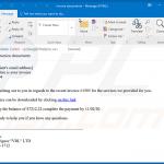 E-mail spamowy używany do rozsyłania malware Cobalt Strike, które wstrzykuje FickerStealer do systemy (przykład 3)