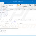 E-mail spamowy używany do rozsyłania malware Cobalt Strike, które wstrzykuje FickerStealer do systemy (przykład 5)