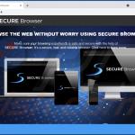 Witryna promująca Secure Browser 1