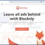 Witryna promująca adware Blocksly (przykład 1)