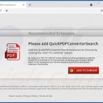 Witryna używana do promowania porywacza przeglądarki QuickPDFConverterSearch 3