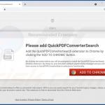 Witryna używana do promowania porywacza przeglądarki QuickPDFConverterSearch 1