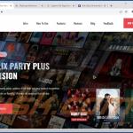 Witryna promująca rozszerzenie przeglądarki typu cookie stuffing (Netflix Party) 2