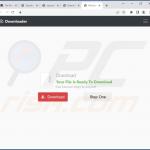 Zwodniczy promoter adware LinkDownloader