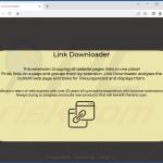 Oficjalna strona adware LinkDownloader