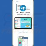 Fałszywa strona promująca strojanizowaną aplikację Telegram