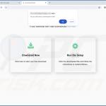 Zwodnicza strona używana do promowania malware PrivateLoader 1