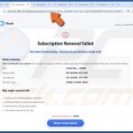 Your Cloud Is Disabled Przykładowa strona internetowa dotycząca oszustw e-mailowych 2
