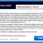 Zwodniczy bezpłatny instalator użyty w dystrybucji adware GoSavenow przykład 3