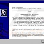 Instalator adware severe weather alerts przykład 3