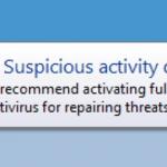 rogue antivirus program generating fake security warning messages sample 2