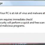 fake online security alert sample 1