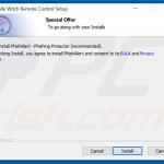 Delusive installer used to distribute Phishalert adware (sample 1)