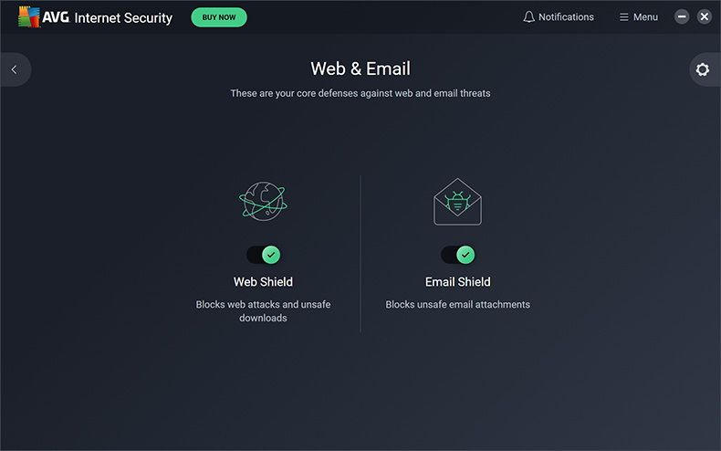 AVG Internet Security - Sieć i e-mail