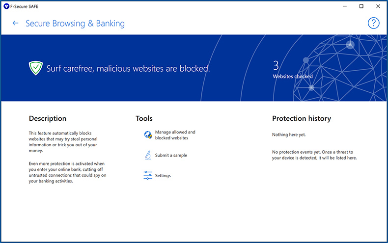 Bezpieczne przeglądanie i bankowość antywirusem F-Secure