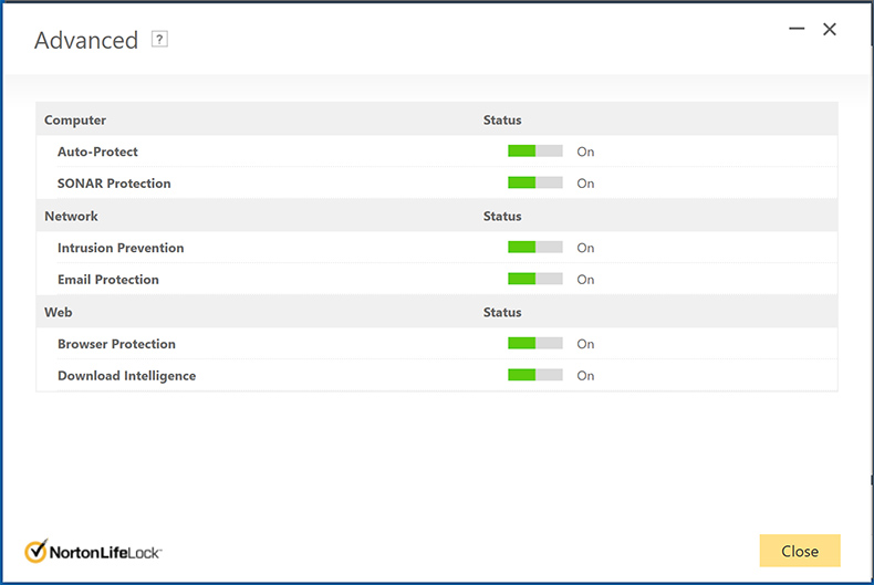 Ochrona prywatności Norton AntiVirus Plus