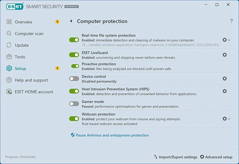 ESET NOD32 Antivirus Computer Protection