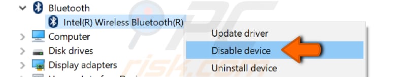 ponownie włącz urządzenie Bluetooth, krok 2