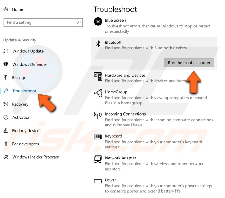 uruchom narzędzie do rozwiązywania problemów z systemem Windows, krok 2