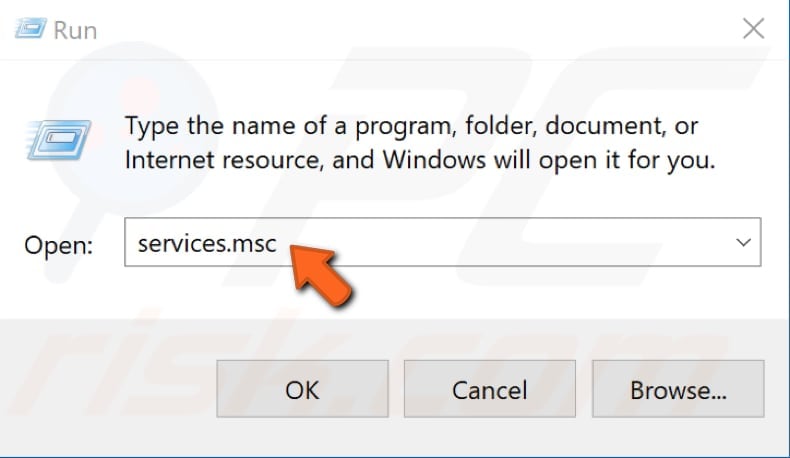 uruchom ponownie usługę bezpieczeństwa systemu Windows, krok 2
