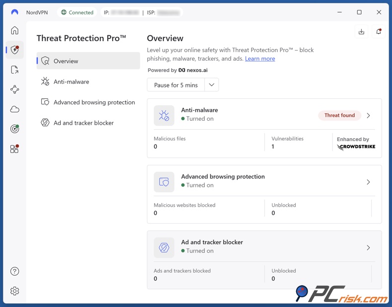Włącz Threat Protection