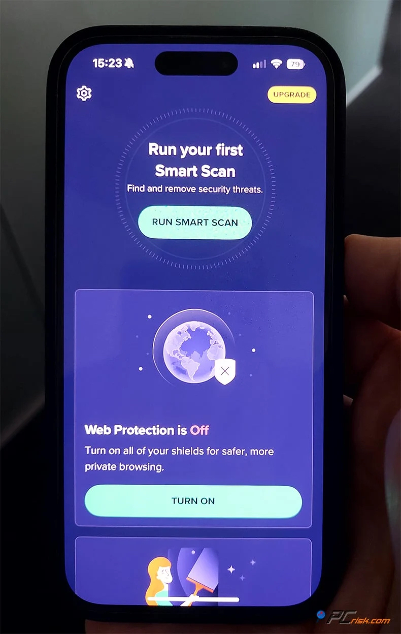 Avast na iPhone'a