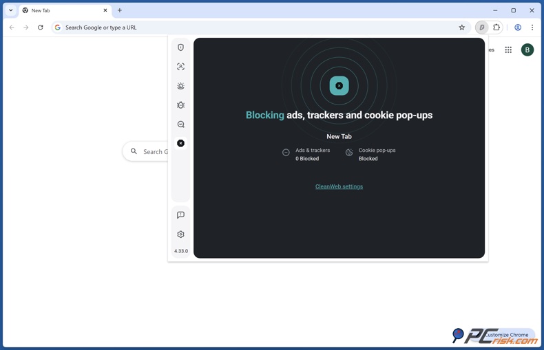 CleanWeb extension