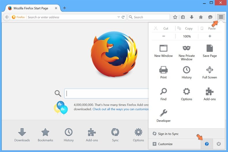 Resetowanie ustawień Mozilla Firefox do domyślnych - uzyskiwanie dotępu