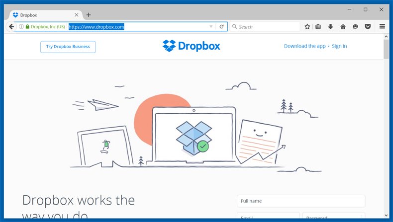 backup solution - dropbox