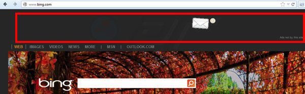 Ads not by this site w Bing
