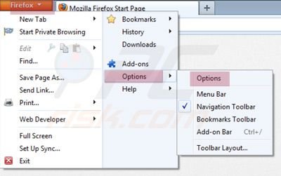 Opcje Mozilla FireFox