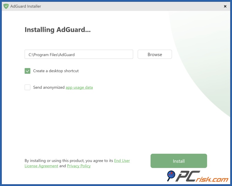 AdGuard Windows instalować