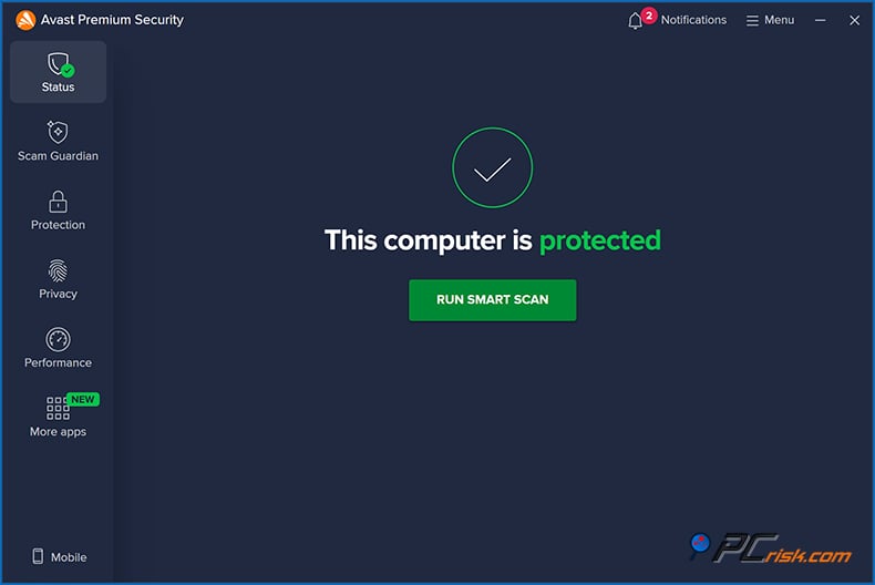 avast windows deska rozdzielcza