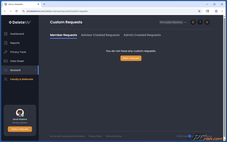 DeleteMe Wnioski o usunięcie danych osobowych