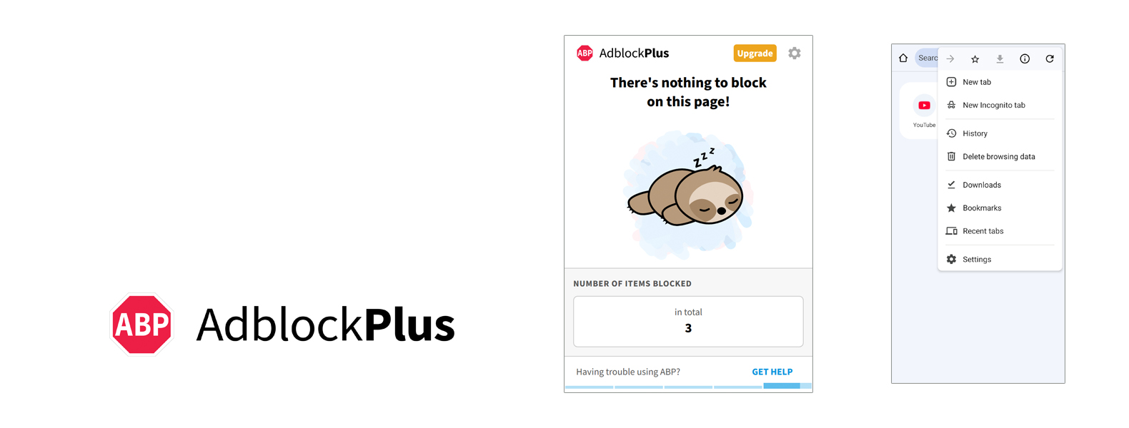 Adblock Plus nagłówek najlepszego programu blokującego reklamy