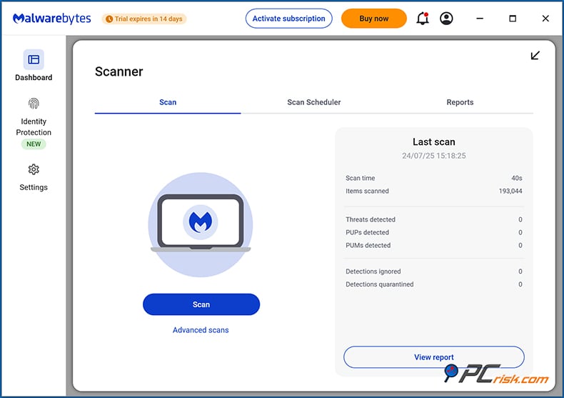 malwarebytes ochrona przed wirusami