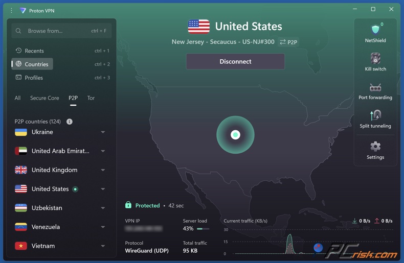 Proton VPN P2P wsparcie