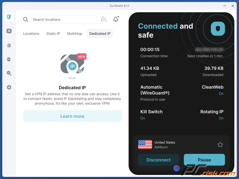 Surfshark Dedykowany IP