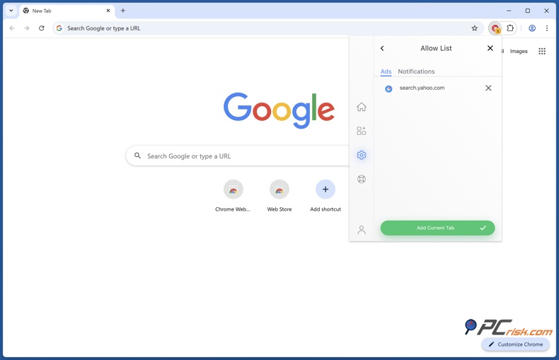 Total Adblock lista dozwolonych