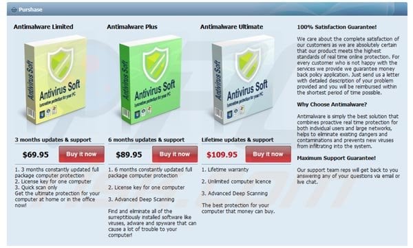 Antimalware strona nieuczciwej płatności